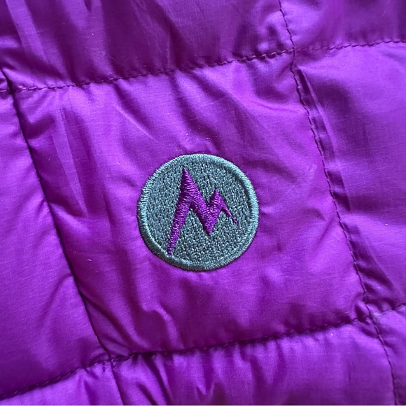 Marmot Purple Quilted Down Jacket - Picture 7 of 7